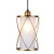 SHENGQINGTOP Modern Brushed Brass Pendant Light with Frosted Glass Mini Cylinder Pendant Lighting Fixture for Kitchen Island Sink Counter Farmhouse