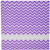3dRose LLC 8 x 8 x 0.25 Inches Mouse Pad, Purple/Gray Chevron Stripes (mp_44147_1)