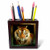3dRose ph_41377_1 Portrait of a Tiger Tile Pen Holder, 5-Inch