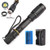 18650 Rechargeable LED Flashlight,3000 Lumens T6 Zoomable Waterproof Flashlight Torch For Outdoor Camping With Battery and Charger
