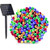 ArtDIY Solar String Lights 72ft 200 LED 8 Modes Multicolored Solar Powered Christmas Lights Waterproof Outdoor Lighting for Xmas Tree Garden Homes Wedding Lawn Décor