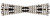 Atlas 2564 N-Scale Code 80 15 Degree Crossing Snap-Track Nickel Silver