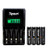 Tipsun Rechargeable AA and AAA Battery Charger with 4 AAA NiMH Rechargeable Batteries 1000mAh