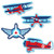 Big Dot of Happiness Taking Flight - Airplane - Shaped Vintage Plane Baby Shower or Birthday Party Cut-Outs - 24 Count