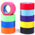 KIWIHUB Colored Masking Tape, Colored Painters Tape Colorful Craft Tape for Kids, Labeling, Arts Crafts, Coding, Colorful Teacher Tape, Home Decorations, 9 Rolls, 1 Inch x 13 Yards (2.5cm X 12m)