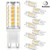 ALIDE G9 Led Bulbs Dimmable 3W Replace 20W 25W 30W Halogen Equivalent,2700K Soft Warm White, AC120V T4 Clear G9 Bi-pin Led Bulbs for Chandelier Pendant Wall Home Lighting,300LM,360Deg,10Pack