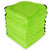 Liquid X Plush Waffle Weave Green Xtreme Microfiber Detailing Towel 16" x 16" Guaranteed Satisfaction (8 Pack)