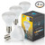 TriGlow T90221-4 LED 4-Watt Dimmable R14 Mini Reflector, 25W Equivalent, E17 Intermediate Base Light Bulbs, 4-Pack