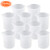Heatoe 10 Pcs 100 ml Silicone Measuring Cups Epoxy Resin Cups Nonstick Silicone Mixing Cups Resin Glue Tools Cup for Casting Molds, Slime, Art, Waxing, Kitchen, Lab