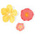 Sizzix Thinlits Die Set 7 Pack , Floral Blossom by Jen Long Cutting dies, Multicolor