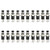 DIYhz 1A 250V AC SPST Normal Open(No) Momentary Switch 2 Pin Mini Micro Push Button Black Cap 20 Pieces