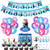 Nelton Birthday Party Supplies For Frozen Includes Banner - Cake Topper - 24 Cupcake Toppers - 18 Balloons - 15 Invitation Cards