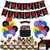 Nelton Birthday Party Supplies For Five Nights at Freddy's Includes Banner - Cake Topper - 24 Cupcake Toppers - 18 Balloons - 15 Invitations