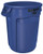 Rubbermaid Commercial Products FG263200BLUE BRUTE Heavy-Duty Round Trash/Garbage Can, 32-Gallon, Blue