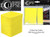 Lemon Yellow Deck Protector & Deck Box Combo (100 Count) for MTG Pro-Matte Eclipse by Ultra Pro