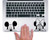 Mickey and Minnie Peeking Up Disney - Trackpad Apple Macbook Laptop Vinyl Sticker Decal