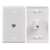 Conwork 1-Port CAT 6 Ethernet Wall Plate, RJ45 Ethernet Punch Down Keystone Inserts Jack Network Wall Plate Panel - Cat6/5/5e Compatible (4-Pack)