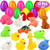ZLIXING Prefilled Plastic Easter Eggs Filled with Toys Inside Easter Basket Stuffers for Toddlers Baby Boys Girls Kids Teens Easter Gifts