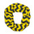 Black & Gold Chevron Infinity Scarf