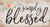 P. Graham Dunn Simply Blessed Floral Whitewash 5.5 x 10 Solid Wood Plank Wall Plaque Sign