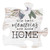 P. Graham Dunn The Best Memories Floral White 12 x 12 Wood Decorative Puzzle Piece Plaque