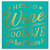 Slant 10-04369-052 20ct Hello Wine Cocktail Beverage Napkins, Clear