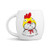 Grumpy Cat Dressed as a Rooster Cute Coffee Tea Mug Gift for Cat Lovers - Cock-A-Doodle-Doo! - 15 oz Premium Ceramic Mug with Gift Box - Microwave & Dishwasher-Safe