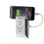 Atomi Visual Charge USB Wall Plate Charger & Power Outlet