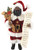 Santa's Workshop 5617 African American Santa with His List Figurine, 12", Multi