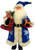 Santa's Workshop Palmetto Moon Santa Figurine, 15" Tall, Blue/White