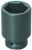 Williams 17-652 Deep 6 Point Impact Socket, 1-5/8-Inch