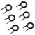 6 Pieces Mechanical Keyboard Keycap Puller Key Puller Key Cap Remover Keyboard Fixing Tool for Mechanical Keyboard, Black
