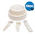 SevenT2 250Pcs Compostable paper plates, Biodegradable, Disposable, Heavy duty, Recycled paper plates, eco-friendly disposable utensils, Dinner Plates, Dessert Plates, Forks, Knives & Spoons (50 Each)