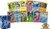 100 Random Pokemon Cards - 10 Reverse Holographic Cards, 90 Commons/Uncommons - Authentic with No Duplication - Includes Golden Groundhog Deck Storage Box!