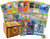 100 Random Pokemon Cards - 2 GX Ultra Rare Cards (200 HP or Higher), 4 Holographic Cards, 94 Commons/Uncommons - Authentic with No Duplication - Includes Golden Goundhog Treasure Chest Storage Box!