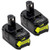 KINGTIANLE 2packs 6.0Ah 18V Replacement Battery for Ryobi 18V Lithium Battery P102 P103 P105 P107 P108 P109 Ryobi ONE+ Cordless Tool Battery