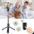 USTINE Cell Phone Selfie Stick Tripod Extendable Bluetooth with Wireless Remote,Compatible with iPhone 8 11 Xs Max XR Android for Live Stream Camera