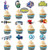 Video Game Cupcake Toppers Birthday Party Supplies for Game Fans, 24 Pcs Battle Royale Cupcake Toppers(12 Styles)