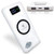 Electri Lion Wireless Portable Charger with Micro USB Cable, 20000mAh Power Bank with LCD Display and 3 Output, Dual Input External Battery Pack Compatible with iPhone, iPad, Android (White)