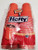 Hefty Easy Grip Disposable Plastic Party Cups, Orange, 50/pack