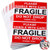 Tag-A-Room Color Coded Home Moving Alert Box Labels Stickers (Fragile 2.5x4)