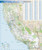 California State Wall Map - 19.75" x 24" Laminated