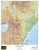 Kenya - 17" x 22" Paper Wall Map
