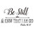 Be Still & Know That I AM GOD Psalm 46:10 Vinyl Wall Decal Bible Scripture Quotes Inspirational Prayer Art Letters Religious Décor