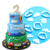 Palksky Fluffy Cloud Plastic Fondant Cutter Cake Mold Sugar Craft Cookies Cutter Mold Cake Decorating Tools?Set of 5?