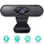 1080P Webcam with Microphone, Auto Focus 1080p Web Camera for Video Calling Conferencing Recording, PC Laptop Desktop USB Webcams