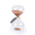 SWISSELITE Biloba 4.5 Inch Puff Sand Timer/Hourglass Sand Timer 5 Minutes - Copper Color Sand - Inspired Glass/Home, Desk, Office Decor