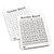 Didax Educational Resources Write On/Wipe Off 120 Number Mats (10 Pack)