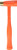 SE 24 oz. Brass Dead Blow Hammer - 8307DB-24OZ