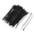 uxcell Nylon Self Locking Network Cable Zip Ties Straps Fasteners 100pcs Black